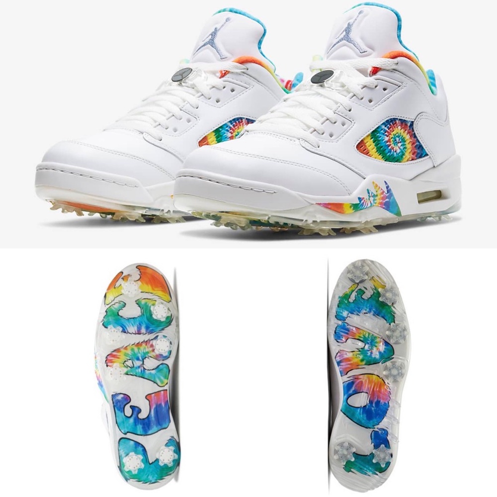 Air Jordan V | Peace, Love, Golf Men's Size 6.5 Women's Size 8 NEW NIB
